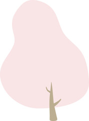 cherry blossoms cherry tree 벚꽃 벚꽃나무 일러스트 Vector illustration