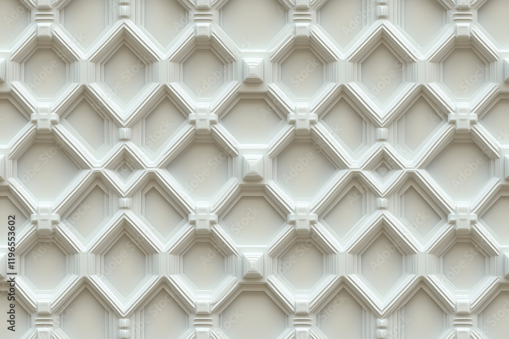 Poster sophisticated classical 3d pattern. ancient ornament. background image. created with generative ai t