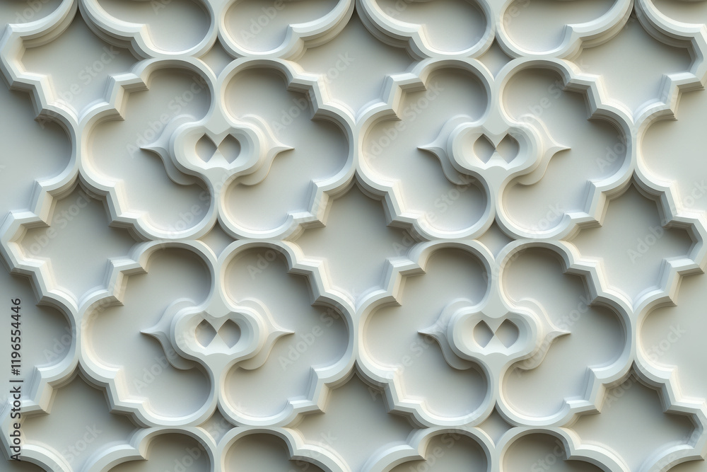 Poster sophisticated classical 3d pattern. ancient ornament. background image. created with generative ai t