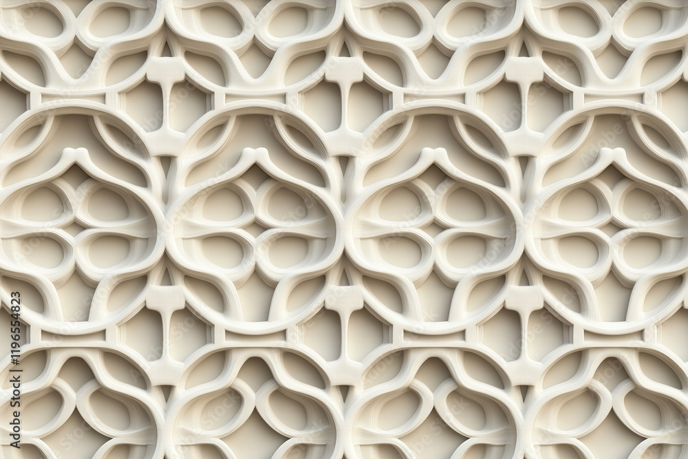 Poster sophisticated classical 3d pattern. ancient ornament. background image. created with generative ai t