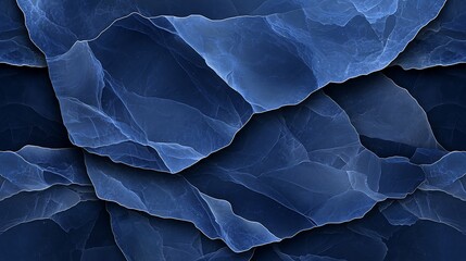 Obraz premium Abstract blue rock texture with layered formations, ideal for backgrounds or designs
