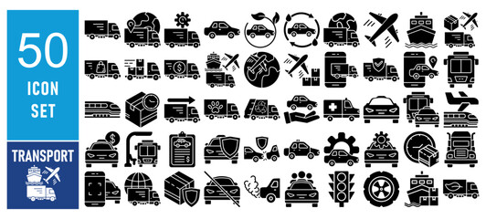 Tranport Tranport related Icon set Vectorrelated Icon set Vec...