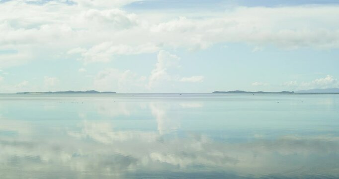 A view of the pristine Secret Beach in Siargao island, Philippines.