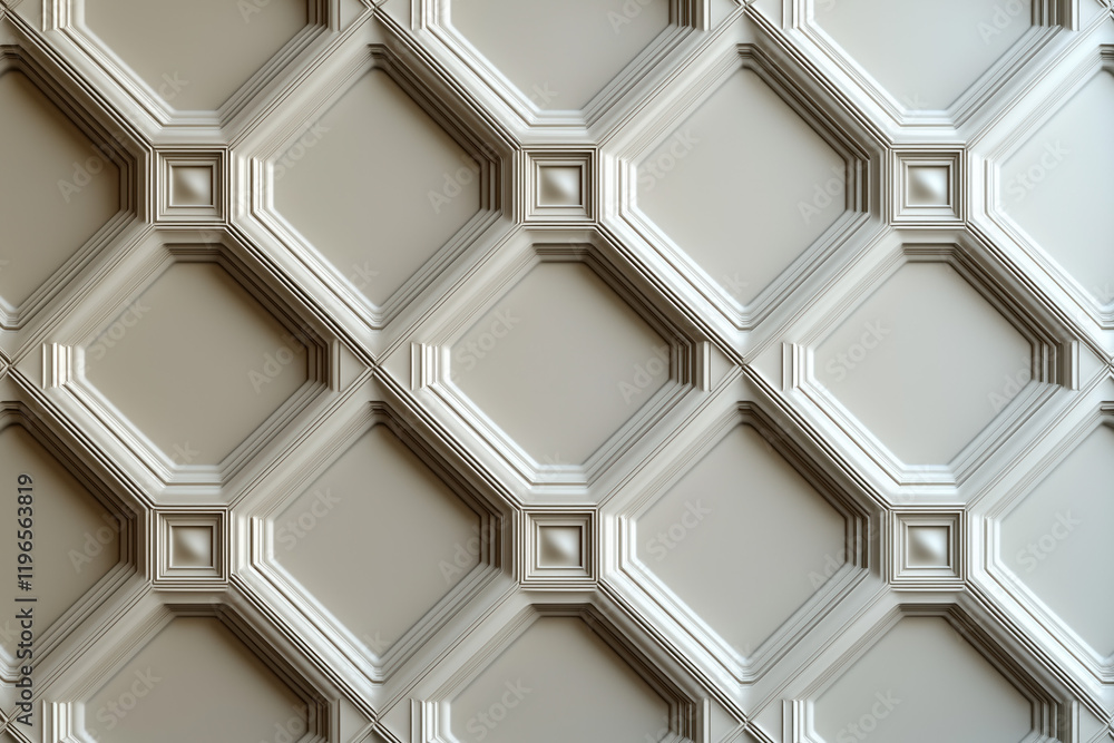 Poster sophisticated classical 3d pattern. ancient ornament. background image. created with generative ai t