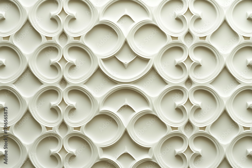 Poster sophisticated classical 3d pattern. ancient ornament. background image. created with generative ai t