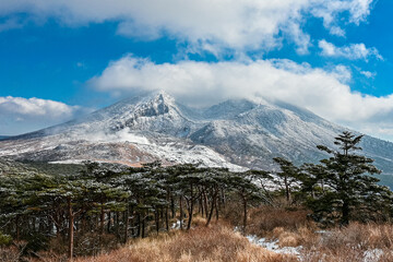 雪の霧島ジオパーク_二湖パノラマ展望台