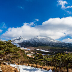 雪の霧島ジオパーク_二湖パノラマ展望台