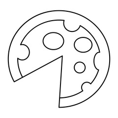 cheese icon, Editable Stroke. Pixel Perfect. For Mobile and Web. Contains icons such as Bread, Hamburger, Milk, Carrot, Fruit, Vegetables