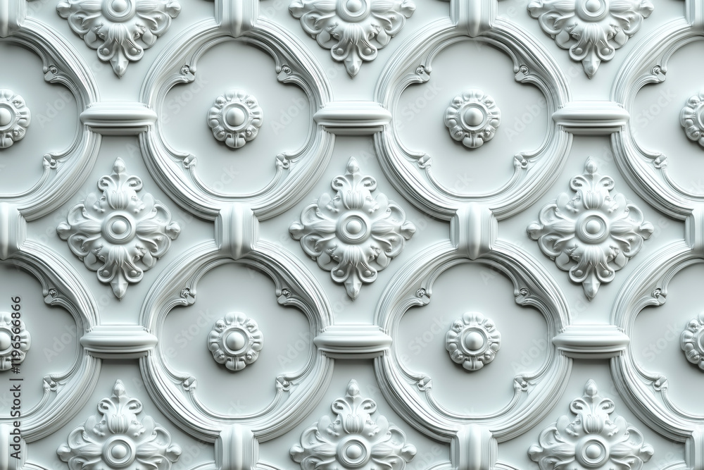 Poster sophisticated classical 3d pattern. ancient ornament. background image. created with generative ai t