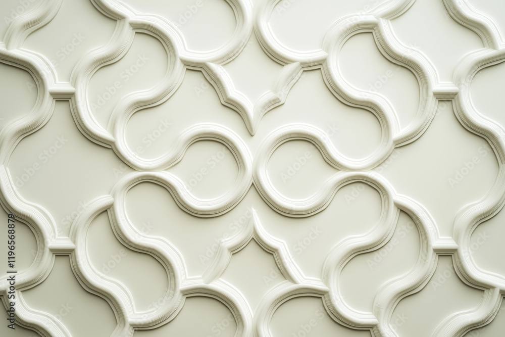 Poster sophisticated classical 3d pattern. ancient ornament. background image. created with generative ai t