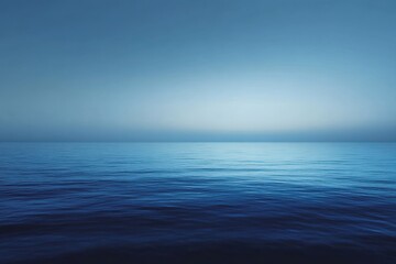 Obraz premium Stunning Gradient Transition from Deep Navy Blue to Soft Shades Ideal for Backgrounds or Designs