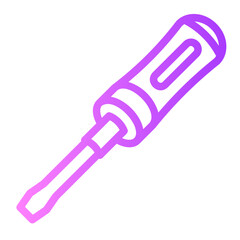 screw driver gradient icon