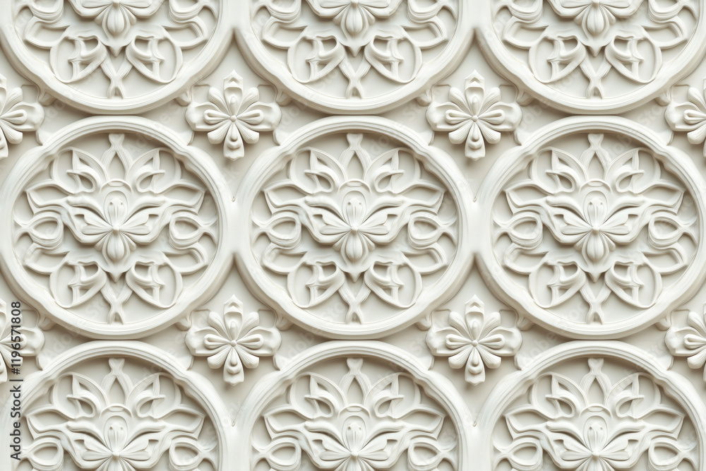 Poster sophisticated classical 3d pattern. ancient ornament. background image. created with generative ai t