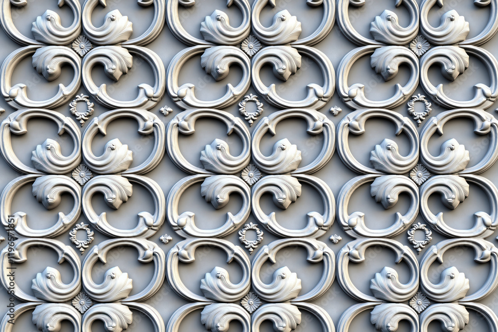 Poster sophisticated classical 3d pattern. ancient ornament. background image. created with generative ai t