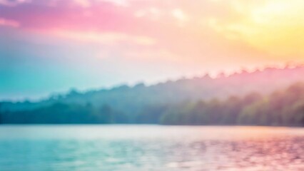 Abstract Soft Blur Background: Abstract color blends and soft blur effects	
