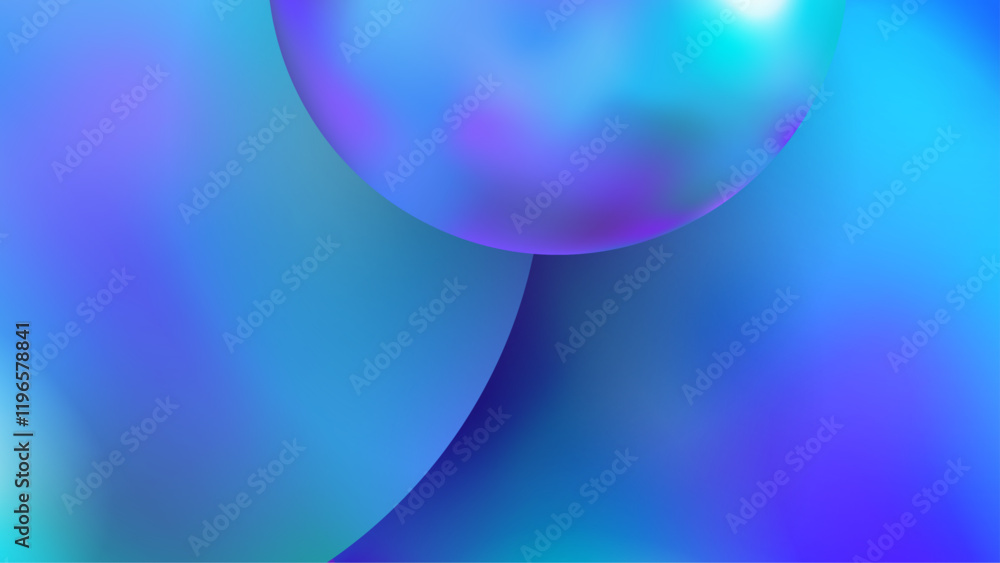 Canvas Prints modern blue gradient background