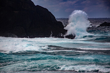 奄美大島の冬の海