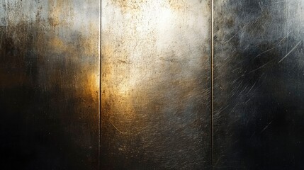 Vintage grunge wood texture with a dark rough background, showcasing an aged and textured surface with metal accents for an antique and retro feel