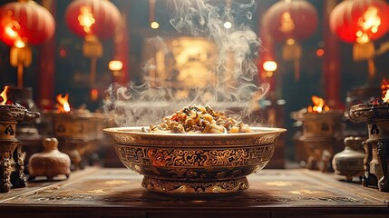 fish maw soup with cordyceps chinese seafood