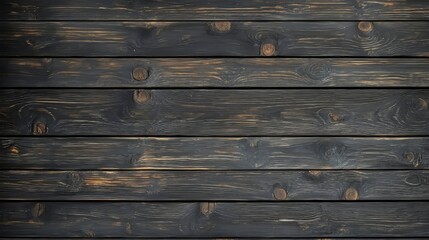 Obraz premium Elegant dark wooden planks with a smooth finish and natural grain texture.