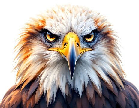 recommend clip art: Majestic Eagle Portrait Intense Gaze Wildlife Photography
