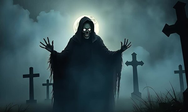 scary halloween background