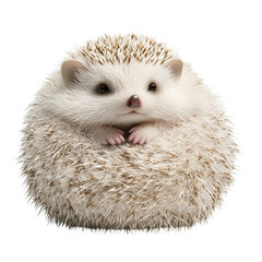 Obraz premium Curious hedgehog exploring nature close-up whimsical