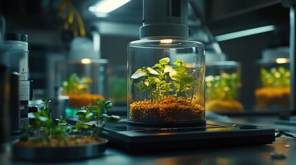 Controlled Environment Plant Growth in a Laboratory Setting