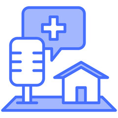 Fototapeta premium Health Podcast Icon