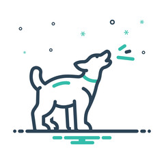 Mix icon for dog barking