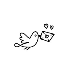 valentine doodle icon