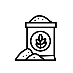 Wheat flour icon 