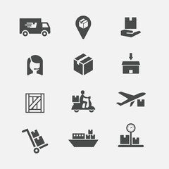 Delivery company symbol