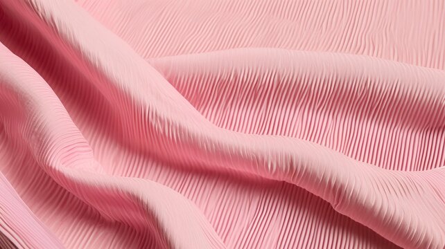 Soft and delicate pink faille fabric, with a beautiful, smooth texture reminiscent of silk, ideal for elegant and refined apparel and decor.