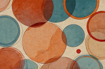 background with circles