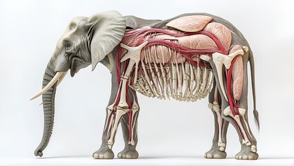 Anatomical Study of an Elephant: Muscle and Skeletal System