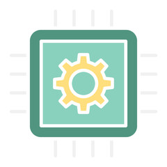 Computer chip icon