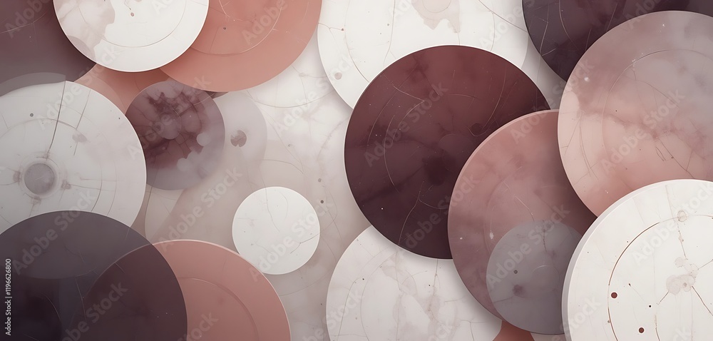 Poster Abstract Composition of Overlapping Circular Forms