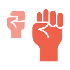 Obraz premium Protest icon