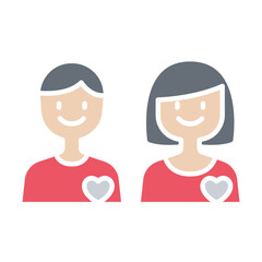Fototapeta premium Volunteer icon
