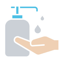 Washing hand icon