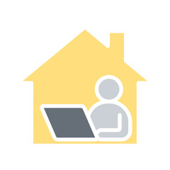 Work from home icon