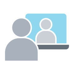 Online meeting icon