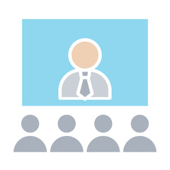 Video conference icon