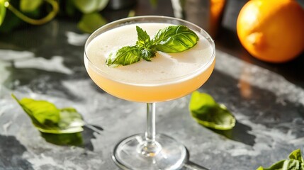 Citrus Basil Cocktail Recipe