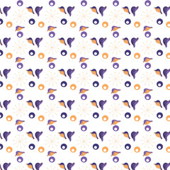 seamless pattern with flowers