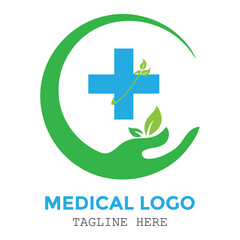 Medical health expert hospital medicine professional logo design