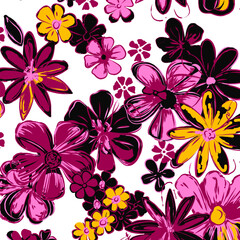 Abstract Flower background suitable for home decore and wallpaper purpose