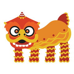Lion Dance Illustration