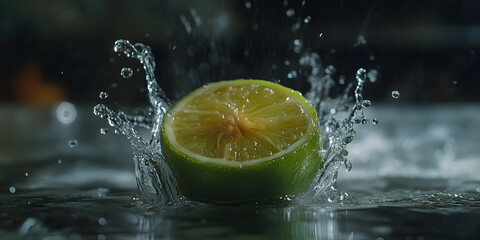 Succulent Lime Citrus Splash - Refreshing Summer Drink with Natural Lime Juice
